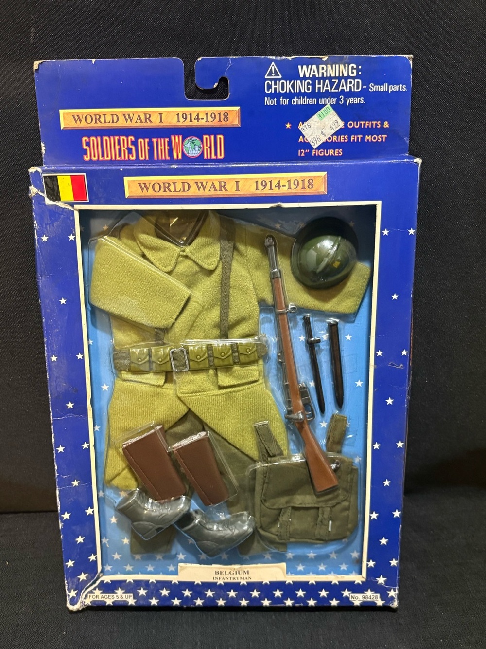 VTG. Soldiers of the World World War I 1914–1918 Belgium Infantryman uniform